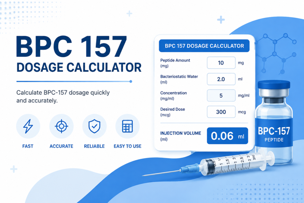 BPC 157 Dosage Calculator