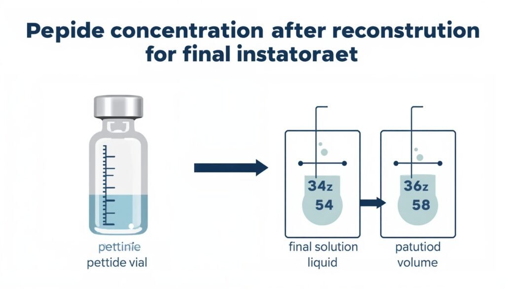 Sterile technique for safe peptide reconstitution