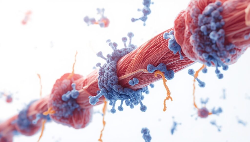 BPC 157 tissue repair and healing research illustration